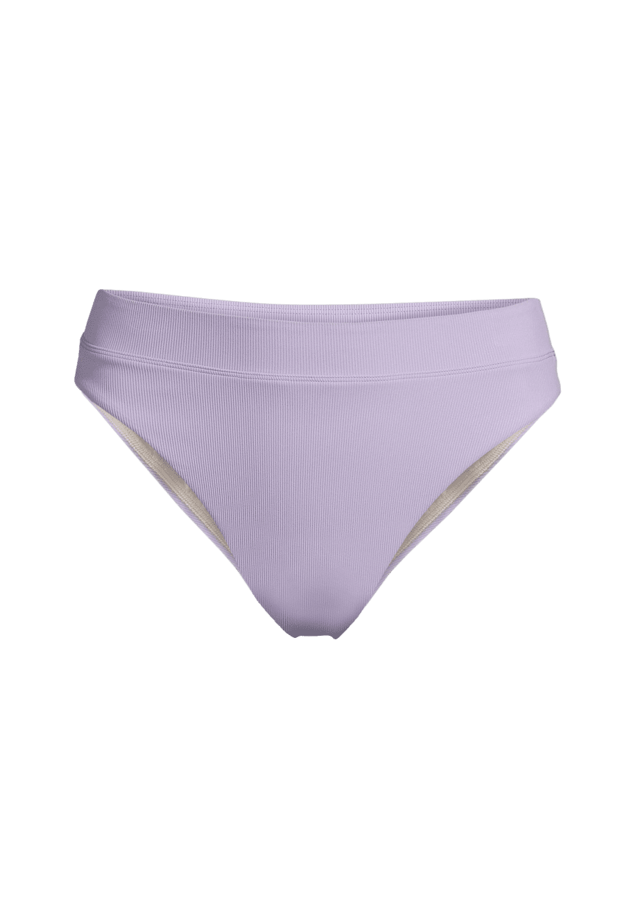 Casall High Waist Rib Bikini Brief - Lavender