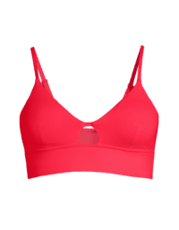 Casall Triangle Cut-Out Bikini Top - Summer Red
