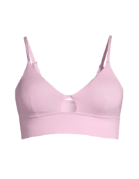 Casall Triangle Cut-Out Bikini Top - Clear Pink