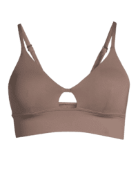 Casall Triangle Cut-Out Bikini Top - Dark Taupe