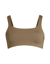 Casall Square Neck Bikini Top - Seaweed Green