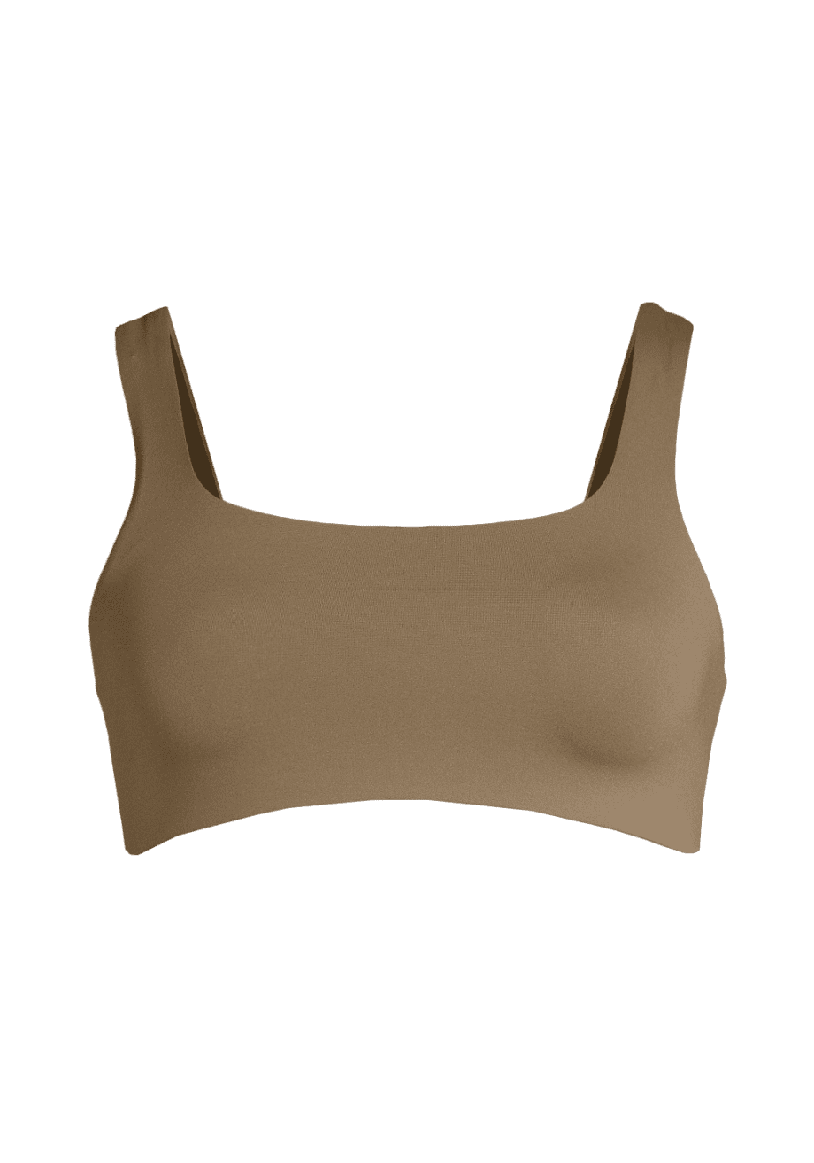 Casall Square Neck Bikini Top - Seaweed Green