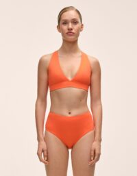 Casall V-Neck Crossback Bikini Top - Sunrise