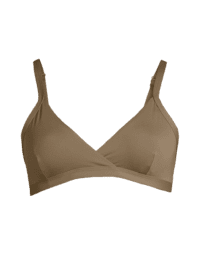 Casall Overlap Bikini Top - Seaweed Green