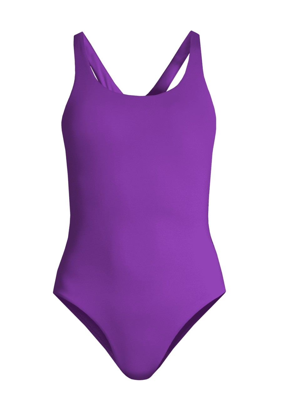 Casall Deep Racerback Swimsuit - Liberty Lilac