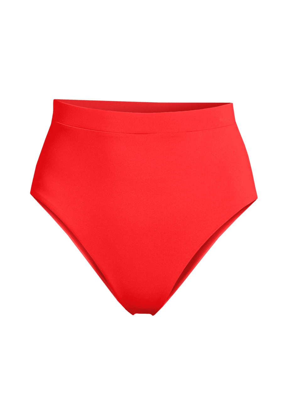 Casall High Waist Bikini Bottom - Summer Red