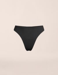 Casall Brazilian High Waist Bikini Bottom - Black