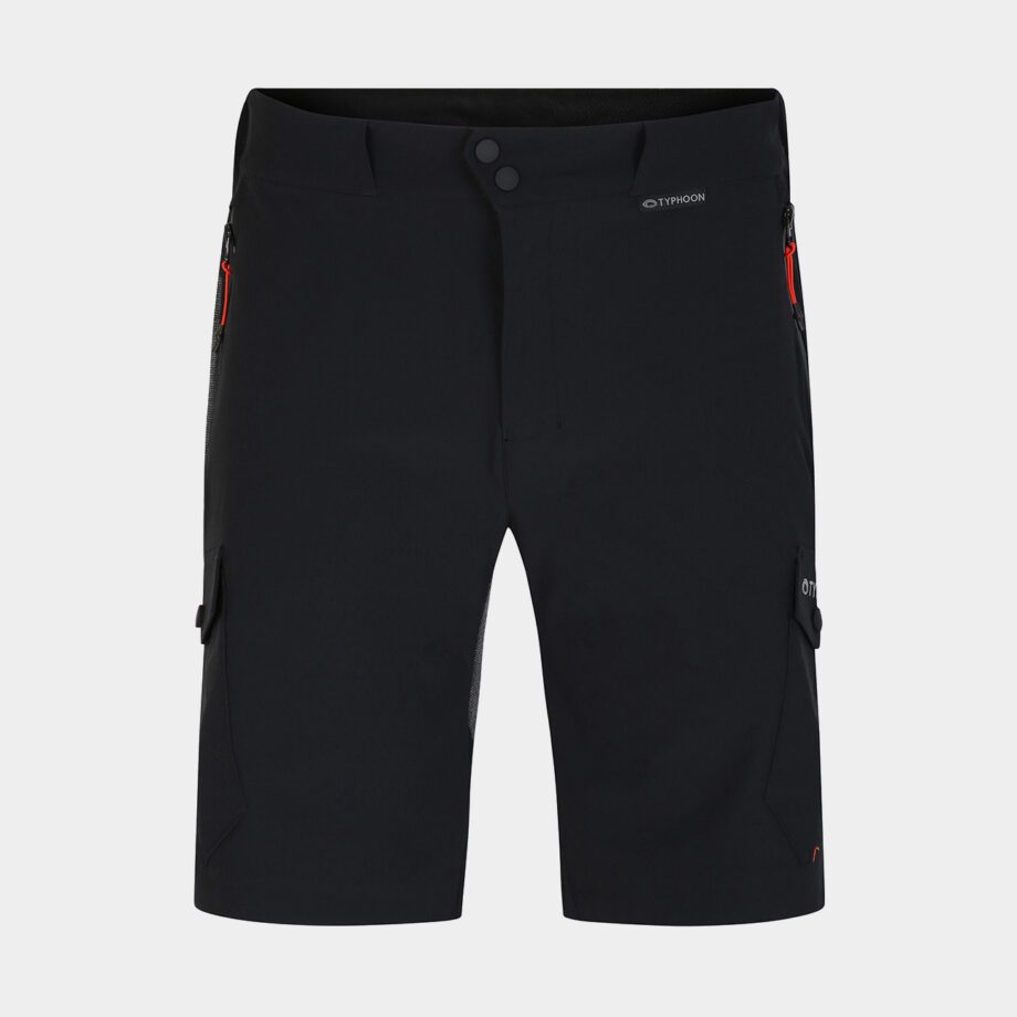 Seglarshorts Typhoon TX-1 Deck Shorts, Black, unisex, X-Large