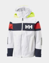 Seglarjacka Helly Hansen JR Salt 2, White, barn & junior, 140 cl (10 år)