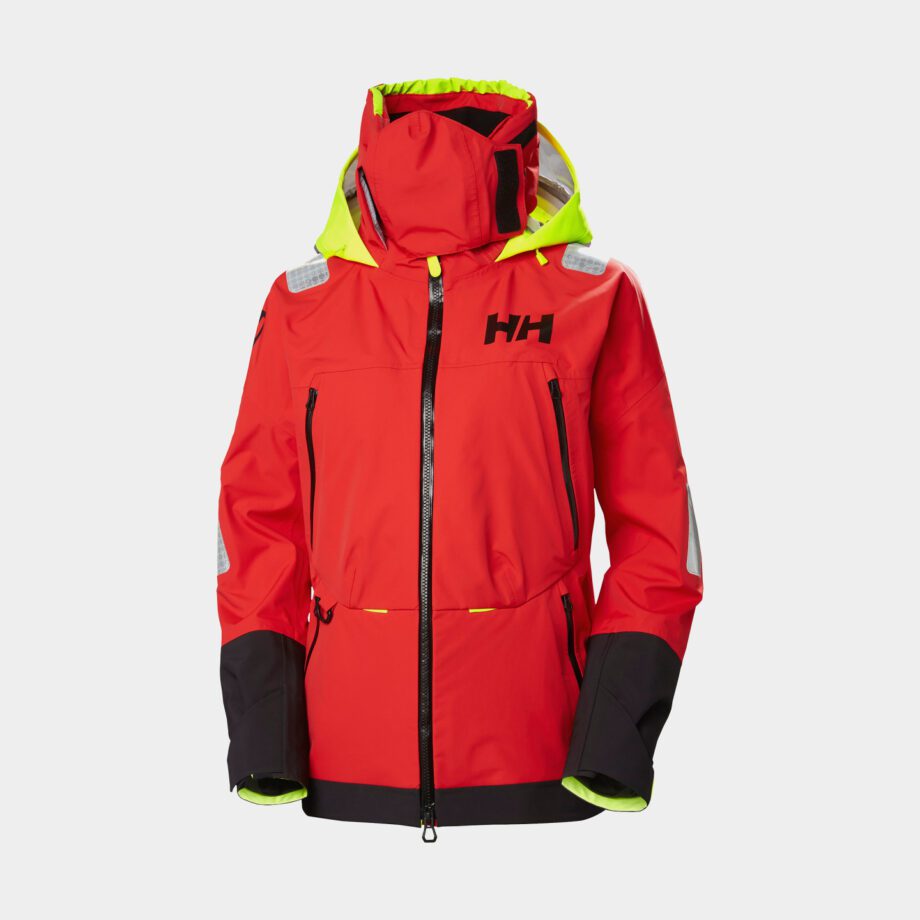 Seglarjacka Helly Hansen Ægir Race 2.0, Alert Red, dam, Large