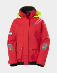 Seglarjacka Helly Hansen Pier 3.0 Coastal, Alert Red, dam, X-Small