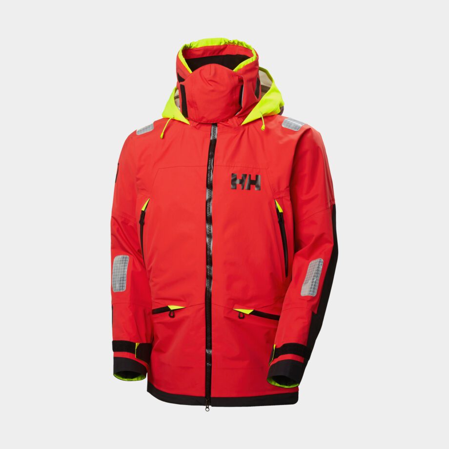 Seglarjacka Helly Hansen Ægir Race 2.0, Alert Red, herr, Large