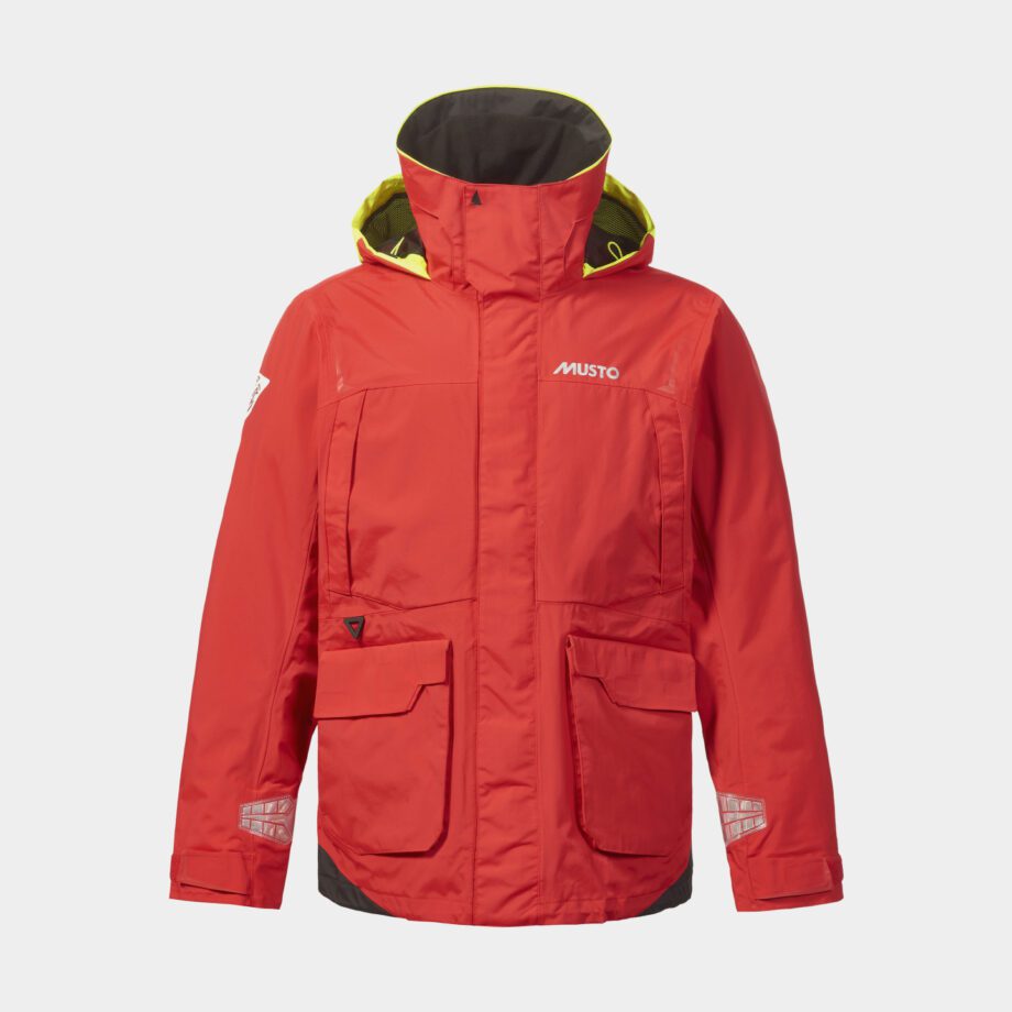 Seglarjacka Musto BR1 Channel, True Red, herr, XX-Large