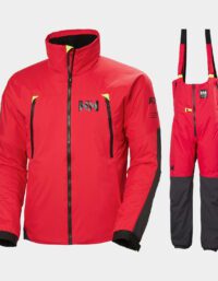 Seglarställ Helly Hansen Ægir H2Flow Midlayer, Alert Red, unisex, Large