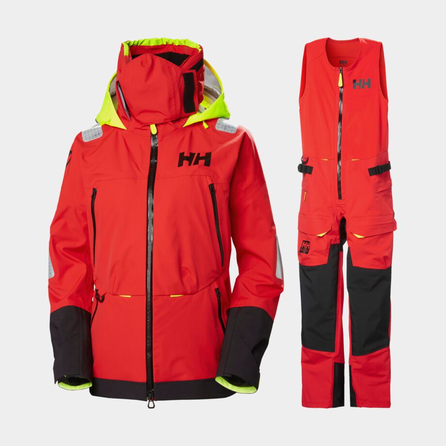 Seglarställ Helly Hansen Ægir Race 2.0, Alert Red, dam, Large