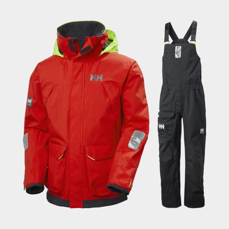 Seglarställ Helly Hansen Pier 3.0 Coastal, Alert Red + Ebony, herr, XX-Large
