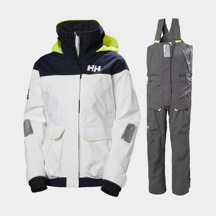 Seglarställ Helly Hansen Pier 3.0 Coastal + Skagen Offshore, White + Ebony, dam, X-Large