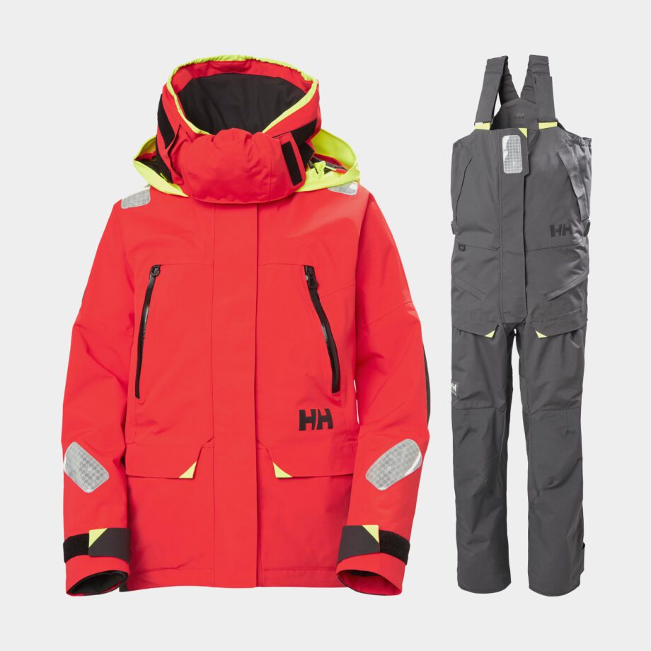 Seglarställ Helly Hansen Skagen Offshore, Alert Red + Ebony, dam, X-Large
