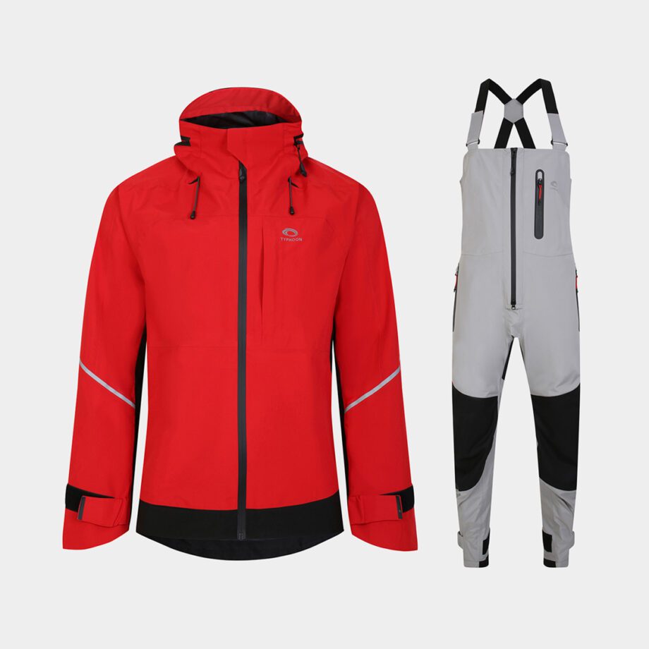 Seglarställ Typhoon TX-3 Coast, Red + Grey, unisex, XX-Large