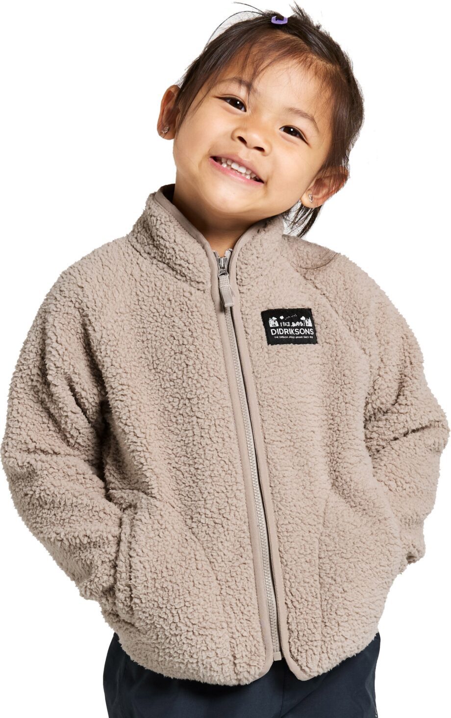 Didriksons Didriksons Kids' Gibbs Full Zip 2 Beach Beige