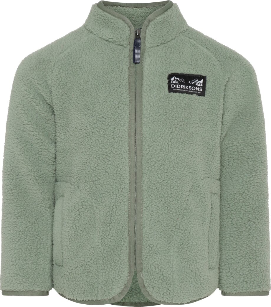 Didriksons Didriksons Kids' Gibbs Full Zip 2 Light Moss