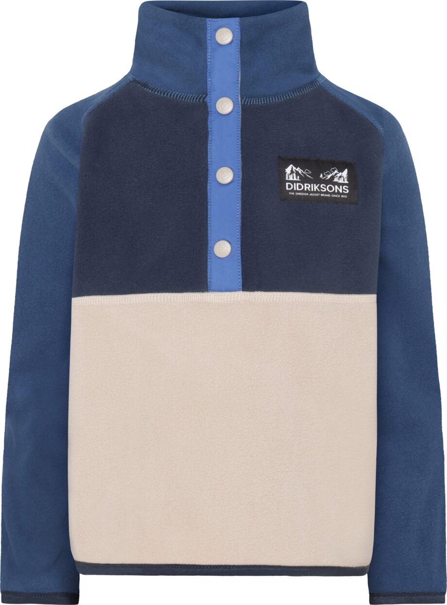 Didriksons Didriksons Kids' Monte Half Button 4 Beach Beige