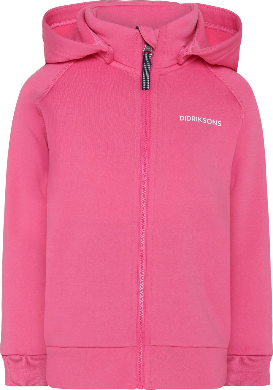 Didriksons Didriksons Kids' Siljan Full Zip Sweet Pink