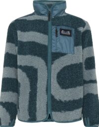 Didriksons Didriksons Kids' Exa Printed Full Zip 2 Path L Blue
