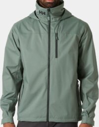 Helly Hansen Herr Crew Seglarjacka Med Huva 2.0 Grön 2XL