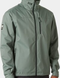 Helly Hansen Herr Crew Mellanlager Seglarjacka M Huva 2.0 Grön XL