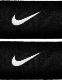 Nike Swoosh Doublewide Svettband 2-pack Svart