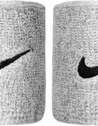 Nike Swoosh Svettband 2-pack Ljusgrå
