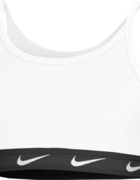 Nike Dri-fit Big Kids Sport-behå Flickor Vit - L