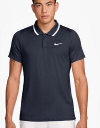 Nike Court Dri-fit Advantage Polo Herrar Mörkblå - S