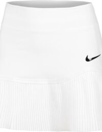 Nike Dri-fit Advantage Pleated Kjol Damer Vit - Xl