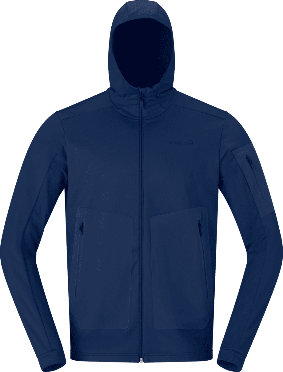 Norrøna Norrøna Men's Falketind Warm Stretch Hood Indigo Night Blue