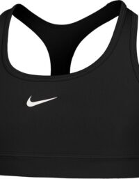 Nike Dri-fit Swoosh Sport-behå Flickor-svart Svart