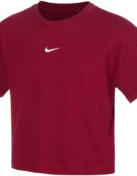 Nike Boxy Essential T-shirt Flickor Röd - S