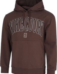 Nike Court Dri-fit Fleece Heritage Huvtröja Herrar Brun - L