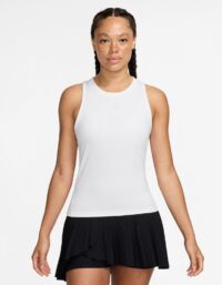Nike Court Dri-fit Advantage Linne Damer Vit - S