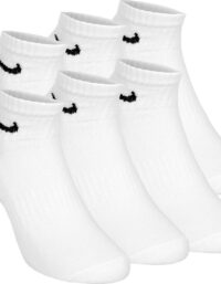 Nike Everyday Cushioned Ankle Sportstrumpor 6-pack Vit - 42-46