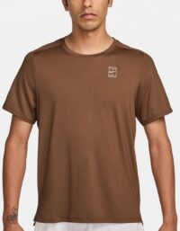 Nike Court Dri-fit Advantage T-shirt Herrar Brun - S