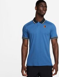 Nike Court Heritage Polo Herrar Blå - Xl