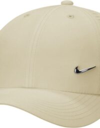 Nike Dri-fit Club Metal Swoosh Keps Barn Creme