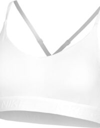 Nike Dri-fit Indy Padded Sport-behå Damer Vit - S