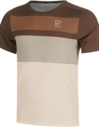 Nike Court Dri-fit Advantage Print T-shirt Herrar Brun - S