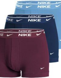 Nike Everyday Cotton Stretch Boxershorts 3-pack Herrar Ljusblå - L