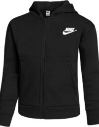 Nike Sportswear Club Fleece Sweat-jacka Flickor Svart - Xs