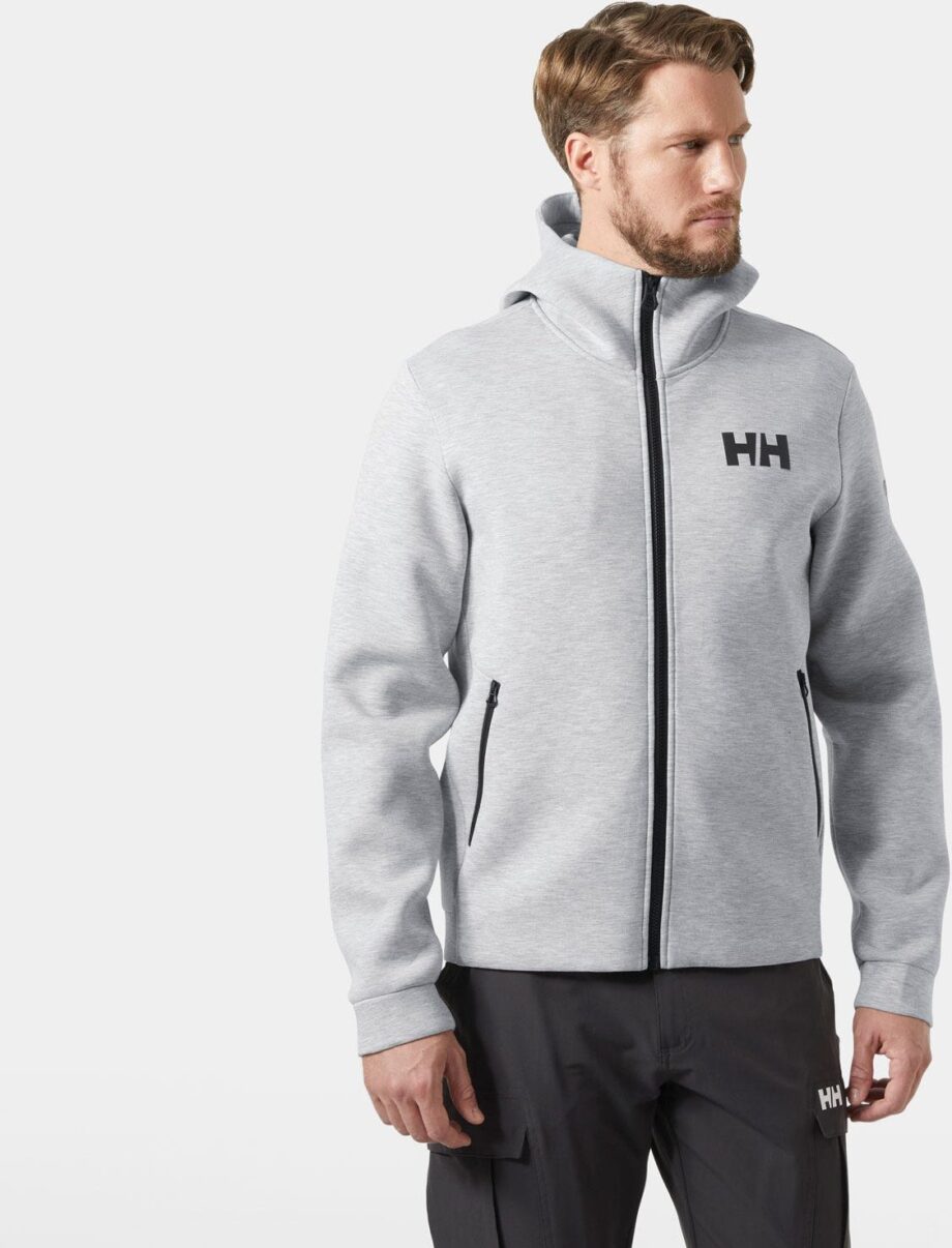 Helly Hansen Herr HP Ocean Seglarjacka Med Dragkedja 2.0 Grå XL