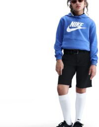 Nike Club Fleece Huvtröja Barn Blå - Xs